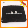 LB67 Custom garment metal leather label for jeans, real leather and fake leather label with logo